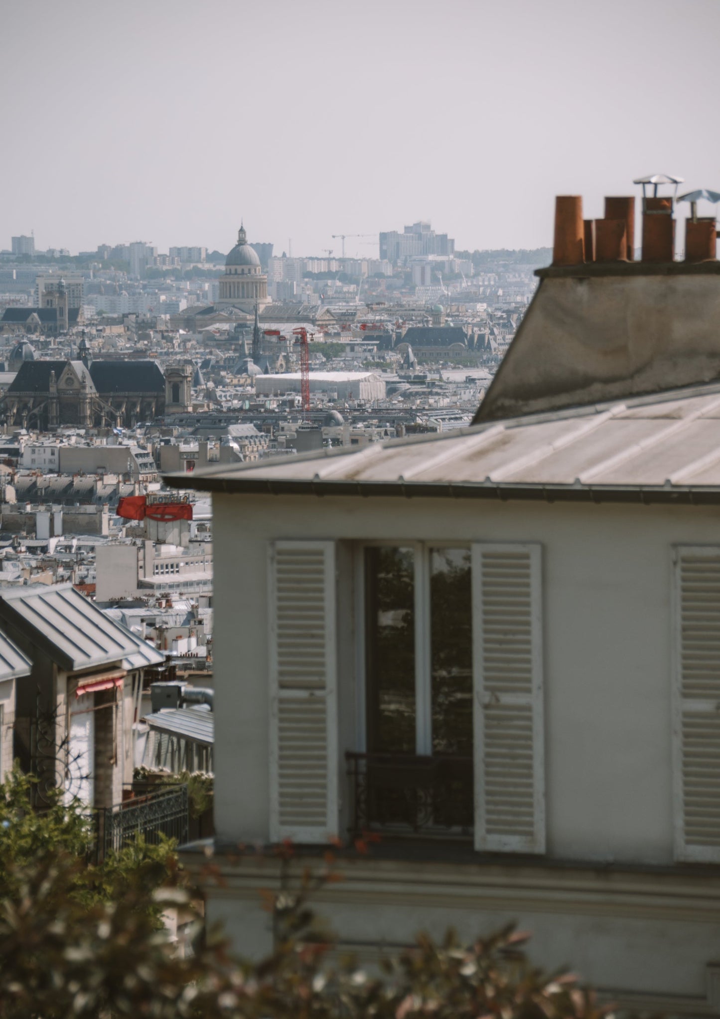 Parisian Rooftops from Montmartre